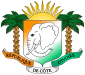 Republika Wybrzeża Kości Słoniowej - Godło